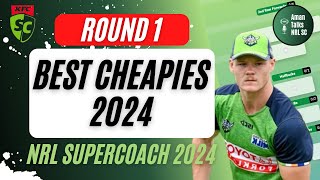 BEST CHEAPIES amp CASH COWS  NRL SuperCoach 2024 [upl. by Alphonsa]