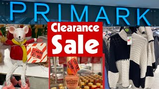 PRIMARK CLEARANCE SALES  December 2023 [upl. by Kenton217]