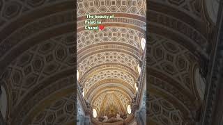 The beauty of Palatino Chapel of Reggia di Caserta shortsvideo amazing palace reggiadicaserta [upl. by Lleder]