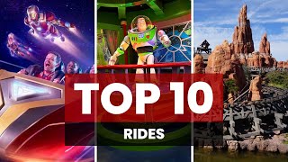 Top 10 rides at Disneyland Paris in 2025 [upl. by Herrmann]