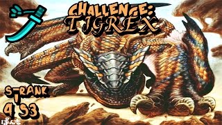 ┌MHXMHGEN┘ Trainingsschool  Challenge Tigrex  SRank Solo  453 Longsword [upl. by Conlan293]