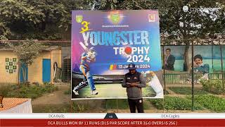 Live Cricket Match  DCA Eagles vs DCA Bulls  13Jan24 0930 AM  3rd Youngster Trophy 2024Leag… [upl. by Stephanie]