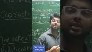 Class 12 Psychology Chapter 5  Therapeutic Approaches  Psychology Classes  One Shot Revision yt [upl. by Gnues]