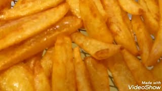 COMMENT RÉALISER DES FRITES CROUSTILLANTES ET MOELLEUSES  AVEC ASTUCES [upl. by Kerad]