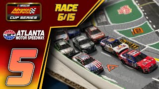 NASCAR Stop Motion AtlantaRace 6AAPCS Season 5 [upl. by Lyret]