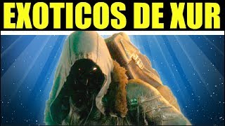 Destiny 2  LOCALIZACIÓN DE XUR Y SUS EXÓTICOS [upl. by Annerahs]