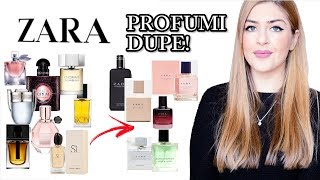 ZARA PROFUMI DUPE UOMO E DONNA  Recensione profumi equivalenti dupes Zara idea regalo natale 2018 [upl. by Artina]