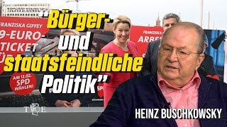 Franziska Giffey macht Bürger und staatsfeindliche Politik  Heinz Buschkowsky im TE Talk [upl. by Hamrah]