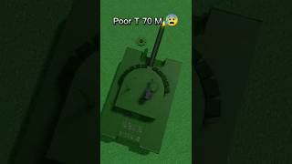 Poor T 70 M 😰 roblox korobas5 постройкорабль shorts [upl. by Torrey674]