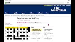 Guardian Cryptic Crossword Thursday 25 July 2024 [upl. by Noyr]