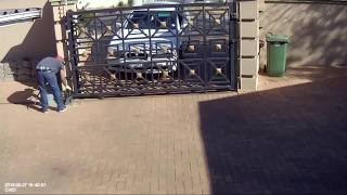 Burglars caught on camera in Sandton [upl. by Ardnekahs]