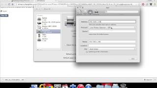 How To Setup Printing with Mac OSX on Sharp Printer [upl. by Mick]