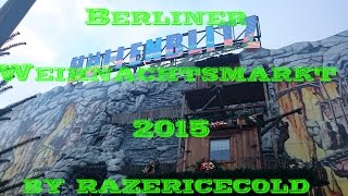 Berliner Weihnachtsmarkt 2015 Jannowitzbrücke Attraktion Höllenblitz Der Coaster FULL HD [upl. by Ettenom]