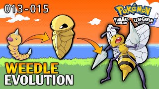 How To Evolve Weedle Into Kakuna And Beedrill In Pokemon Fire Red amp Leaf Green  Kanto Pokedex [upl. by Garland]