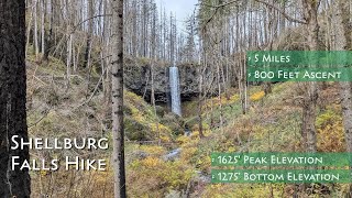 Shellburg Falls Hike Guide  Mehama Oregon [upl. by Niliak]