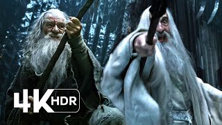 Gandalf vs Saruman  The Lord of the Rings The Fellowship of the Ring  4K ULTRA HD  HDR [upl. by Tudela]