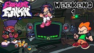 Friday Night Funkin WEEKEND 1  Full Week amp Cutscenes [upl. by Ellatsirhc]