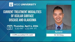 Current Treatment Modalities Of Ocular Surface Disease And Glaucoma [upl. by Dranoel]