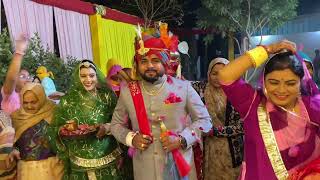 Rajputi Wedding Grah Pravesh  Rituals  Nitu Rajawat vlog [upl. by Aitan]