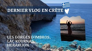 Voyage en Crète  les Gorges dImbros le lac aux tortues Kournas Vlog5 🌅 [upl. by Gottlieb]