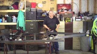 How to Build a Utility Trailer Part 5 Installing the Hitch and Welding the Frame [upl. by Toll148]