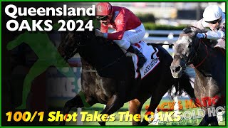 2024 Queensland Oaks  Socks Nation Our Gold Hope Mare Of Mt Buller [upl. by Nimajneb985]