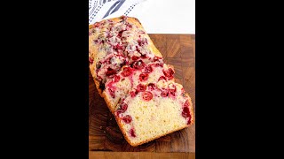 Cranberry Orange Bread with fresh cranberries [upl. by Zeta]