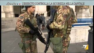 Lesercito controlla la sicurezza nella capitale [upl. by Ronyam]