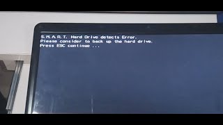 SMART Hard Drive detects error [upl. by Narad650]