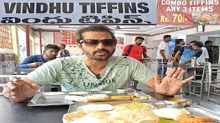 Vindhu Tiffins  Best Tiffins In Hyderabad  Vindu Tiffins S R Nagar  Ameerpet worldtraveler9453 [upl. by Crudden233]