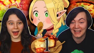 WE WERE NOT EXPECTING THIS GREATNESS 🍲 Delicious in Dungeon Meshi Ep 1 REACTION [upl. by Llet]