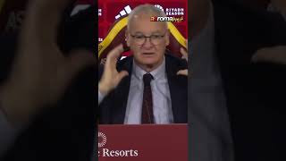 roma  LE PAROLE DI ranieri SUL POSSIBILE RITORNO IN GIALLOROSSO DI derossi e totti  shorts [upl. by Garmaise677]