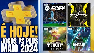 Liberação dos jogos mensais da PS Plus de Maio 2024  É HOJE e tem quotFIFAquot EA FC 24  Vai baixar [upl. by Keven634]