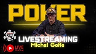 WSOP  Poker Online com Michel Golfe [upl. by Randa776]