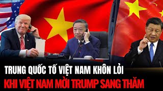 Trung Quốc Tố Việt Nam Khôn Lỏi Khi Việt Nam Mời Trump Sang Thăm  Hiểu Rõ Hơn [upl. by Carina345]