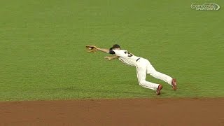 LADSF Tomlinson dives throws out Seager at first [upl. by Allista]