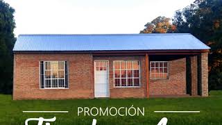 Casas prefabricadas revestidas con ladrillos Argentina  Viviendas House Construcciones [upl. by Schilt]