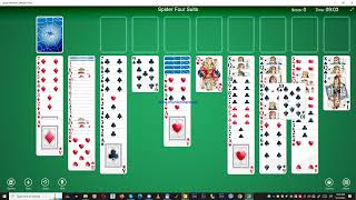 Spider Solitaire 4 suits 509 [upl. by Aennyl]