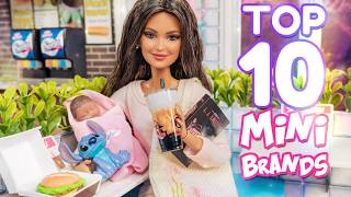 Top 10 Mini Brands Capsules Ranking My Favorite Minis Least To Best For Barbie [upl. by Novyert941]