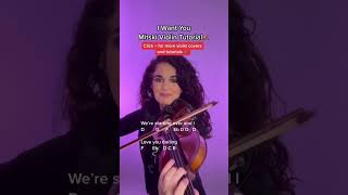 I Want You Mitski Violin Tutorial by Susan Holloway [upl. by Oinotla233]