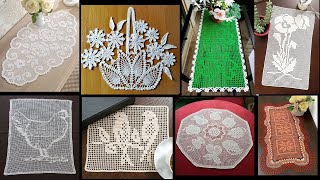 Beautiful and stylish crochet lace table runners to decorate your table [upl. by Nivlad]