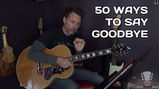 50 Ways To Say Goodbye by Train  Guitar Lesson  How to Play [upl. by Koral]