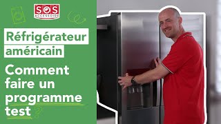 🆘 Comment faire un programme test sur mon frigo américain [upl. by Naivart781]