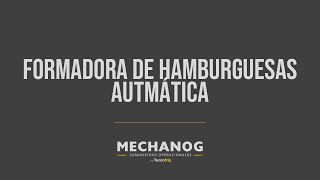 Formadora de hamburguesas automática [upl. by Hardan]