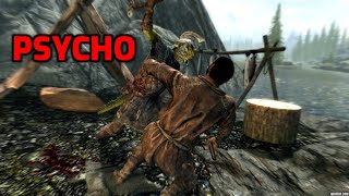 Skyrim NPCs turn me into a psychopath [upl. by Ahto]