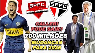 CALLERI PODE DEIXAR O SÃO PAULO VALOR ASSUSTA NO SPFC • ANTECIPAÇÃO DO CALENDÁRIO E  SPFC [upl. by Zoe]