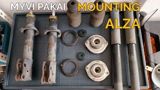 KING MYVI PAKAI MOUNTING ALZA STEERING TERASA RINGAN [upl. by Ymar]