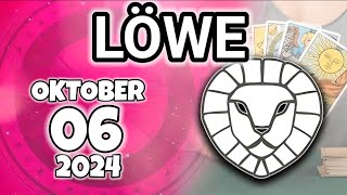 horoskop Löwe Sonntag 06 Oktober 2024 [upl. by Aiahc]