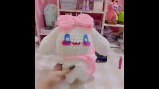 crochet cinnamoroll mymelody crochetdolls [upl. by Colas]