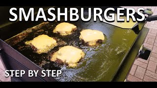 Smashburgers for Beginners on the Blackstone  COOKING WITH BIG CAT 305 [upl. by Nishi18]